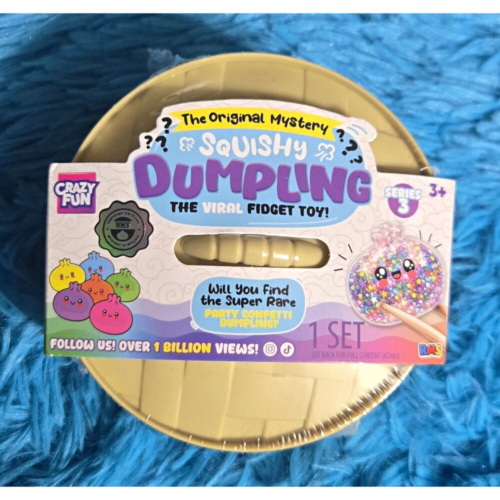 Crazy Fun Squishy Dumpling Mystery Series 3 Blind Pack, Original RMS Unopened, 1